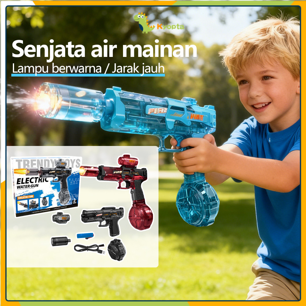 Jual Kyopta Electric Water Gun Mainan Pistol Air Long Range Mainan Anak ...