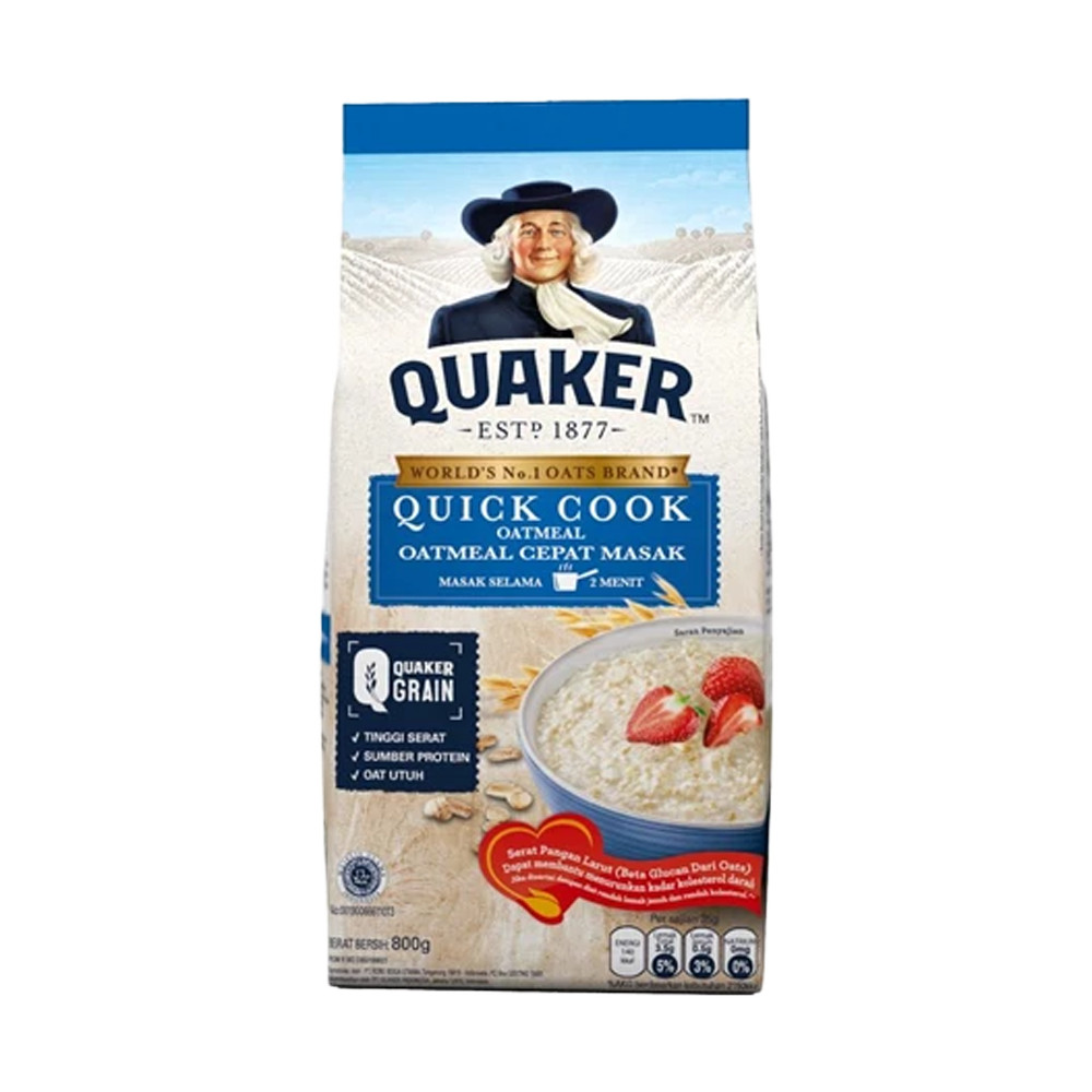 Jual QUAKER QUICK COOKING 200GR | Shopee Indonesia