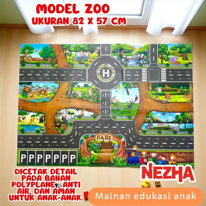 Jual COD Mainan Alas Road Map Playmap Track Mobil Peta Diorama Jalanan ...