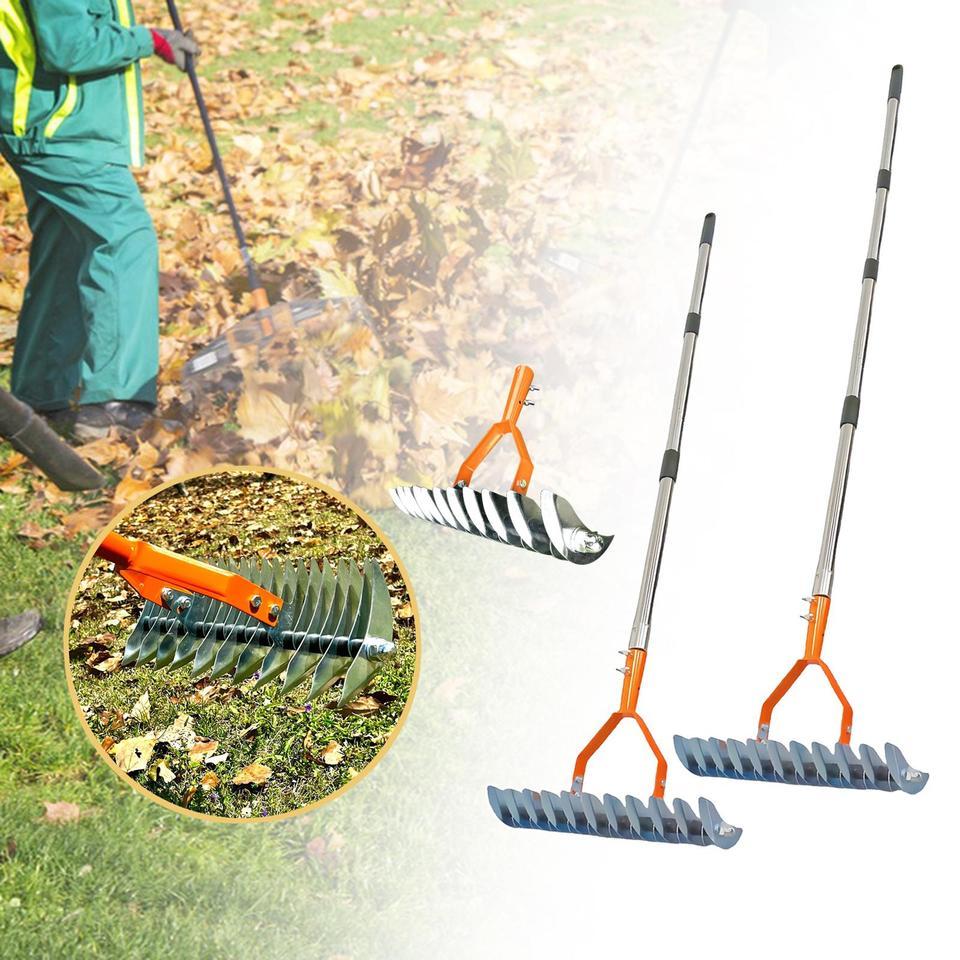 Jual Thatch Rake Ergonomic Garden Rake Grass Grooming Rake Dethatching ...