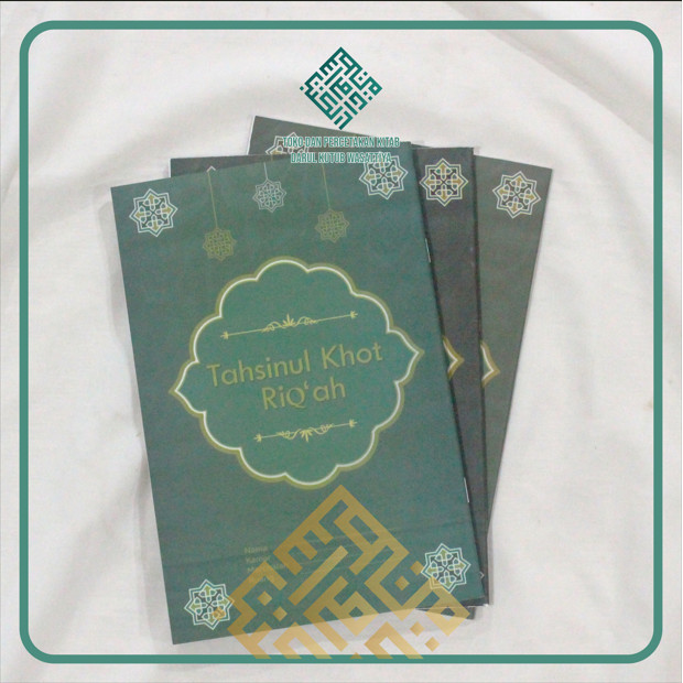 Jual Tahsinul Khot Riq'ah Buku Panduan Belajar Menulis Arab Khat Riqah ...