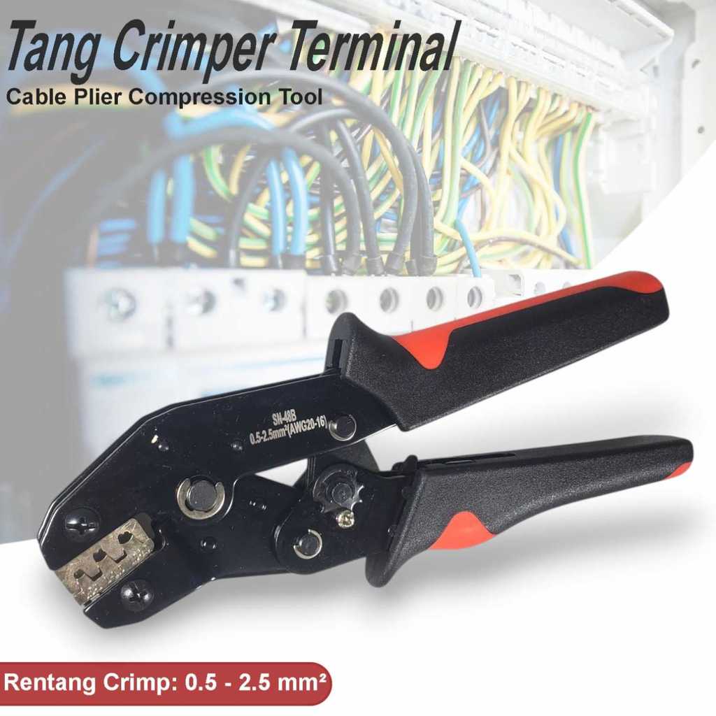 Jual CINLINELE Tang Crimper Terminal Cable Plier Compression Tool - SN ...