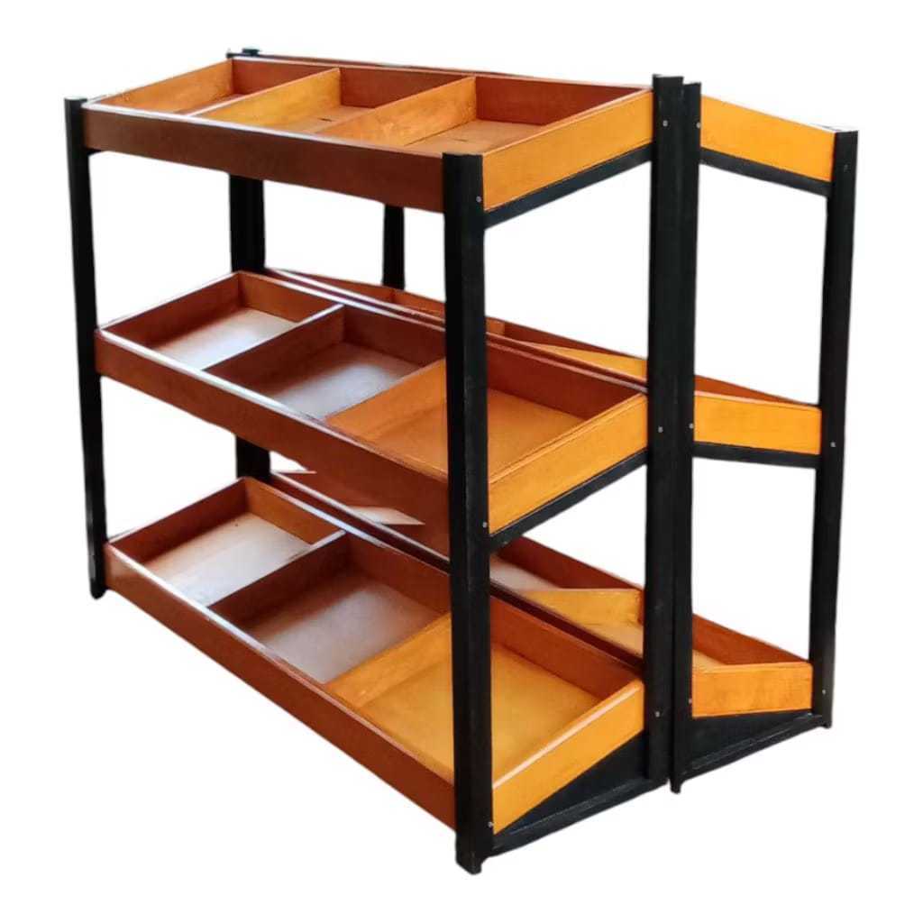 Jual Rak Buah / Rak Display Toko / Rak Display Warung 3 Tingkat Full ...