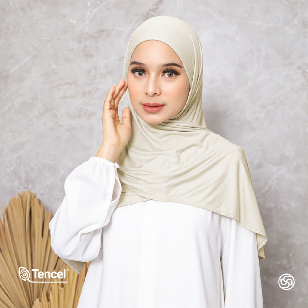 Samora Signature Hijab Instan Jilbab Segitiga Instan Serena TENCEL Series Antibacterial Breathable