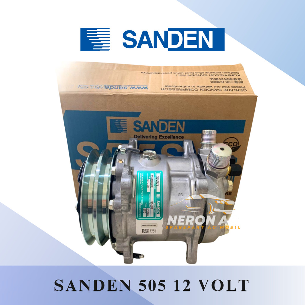 Jual KOMPRESOR SANDEN 505 SANDEN COMPRESSOR 505 SANDEN ASLI | Shopee ...
