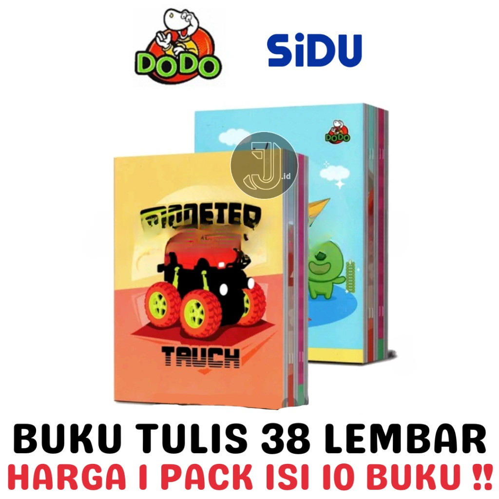 Jual BUKU TULIS 38 LEMBAR GARIS DODO BY SiDU NOTEBOOK A5 RULED BUKU ...