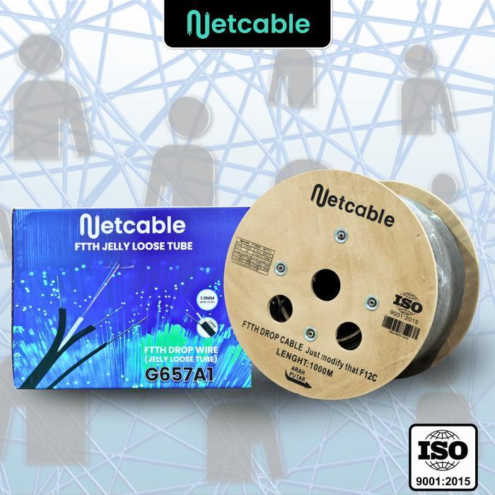Jual NETCABLE Kabel FO Fiber Optik DROPCORE JELLY TUBE Core 2 Core 4 ...