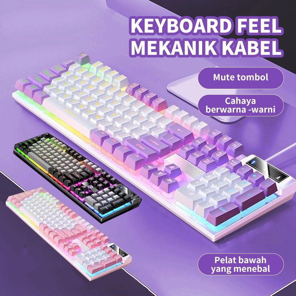 Jual Gaming Keyboard RGB Cable Light K500 Mechanical Hand | Shopee ...