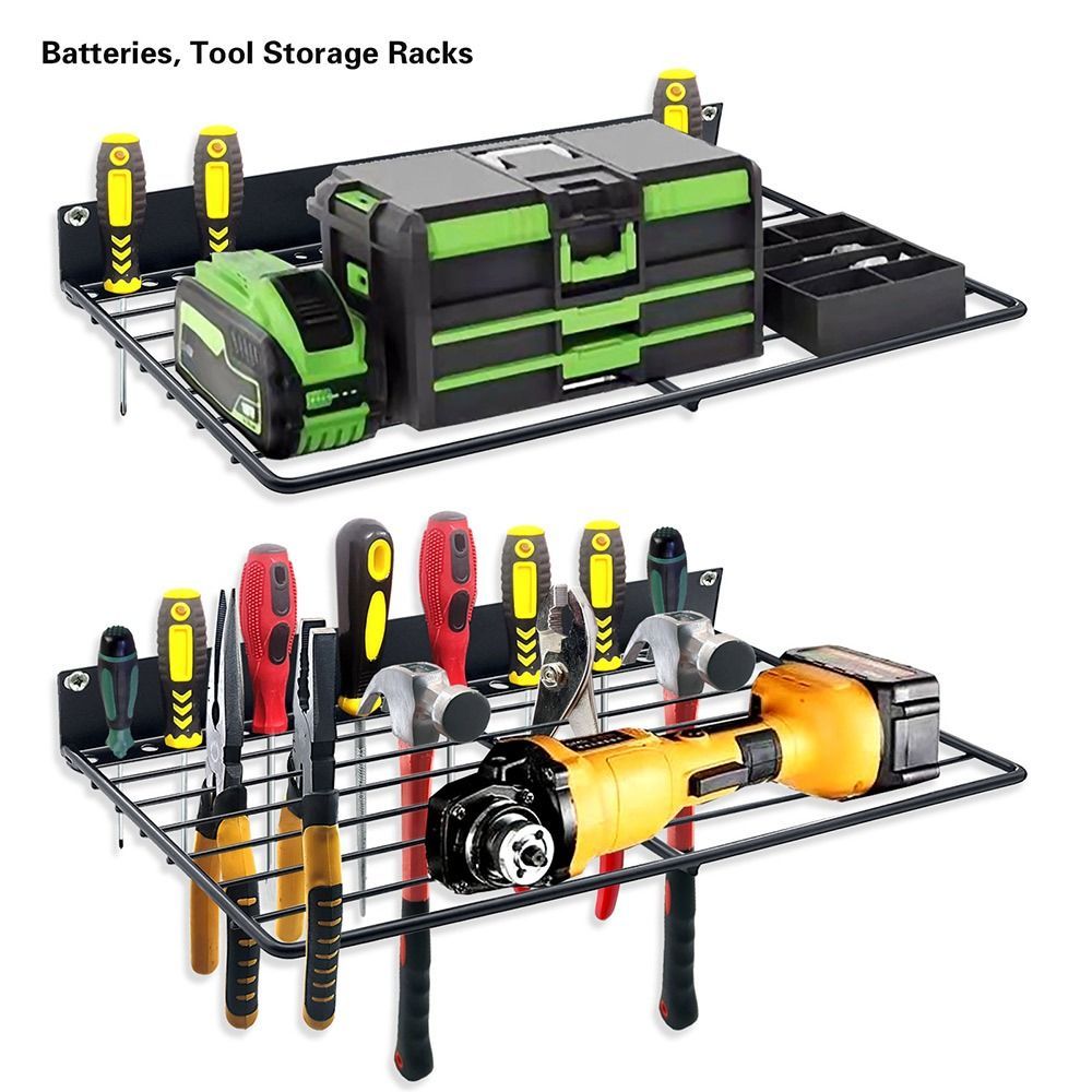 Jual Wall-mounted Power Tool Rack Tool Holder Drill Holders Hand Power ...