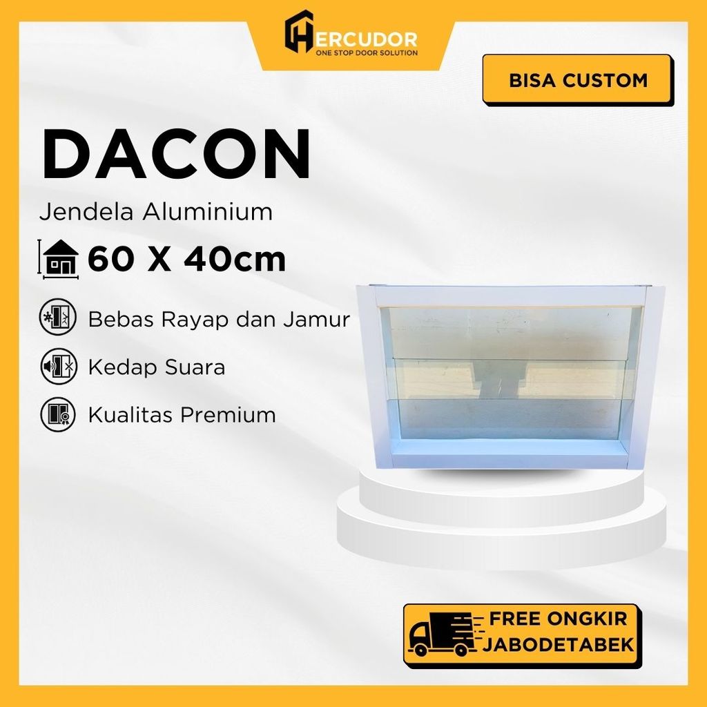 Jual DACON - Jendela Aluminium DACON 3
