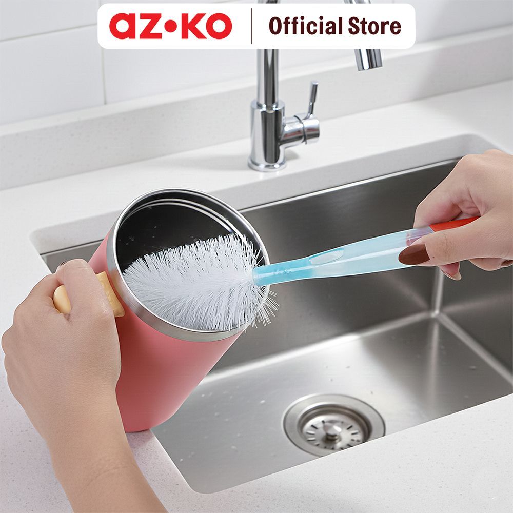 Jual AZKO Proclean Sikat Botol Dengan Hanging Loop - Mix Bottle ...