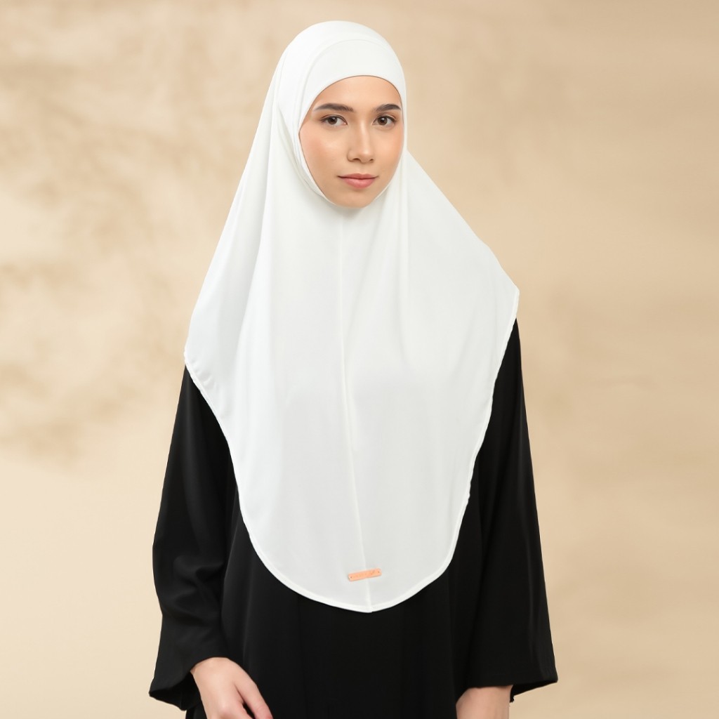 Lozy Hijab Malay Instan Lozy X Lesti (Instan Hijab Dagu Bahan Jersey)