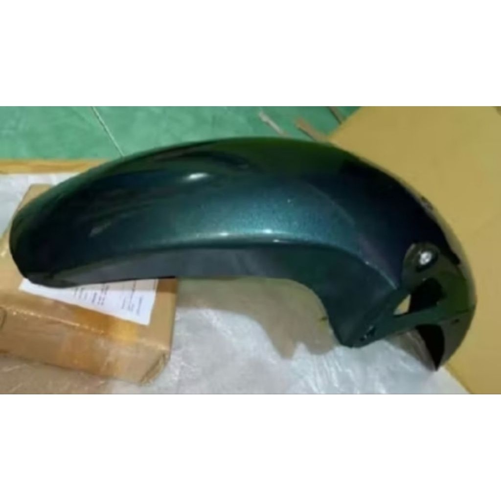 Jual Sepekbor selebor depan Yamaha RX-King warna hijau botol | Shopee ...