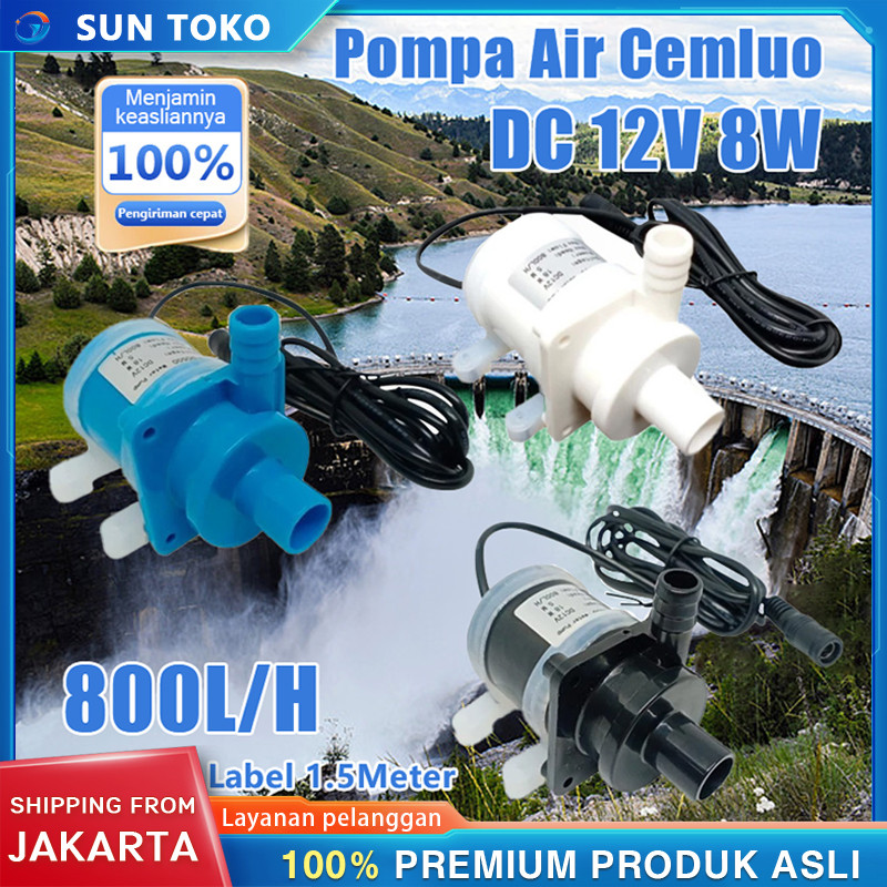 Jual COD Pompa Air Mini DC 12V 8W / Mini Submersible Water Pump/pompa ...