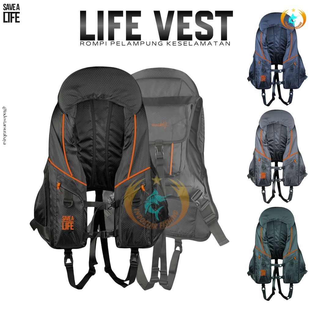 Jual LIFE JACKET ROMPI VEST PELAMPUNG BAJU PELAMPUNG MANCING DAN ...