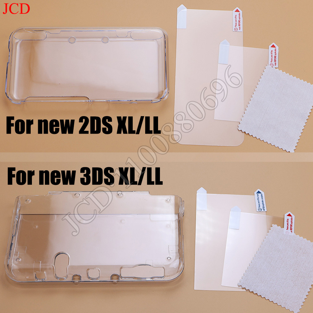 Jual 2025 For New 2DS 3DS XL LL Clear Split Shell Transparent ...