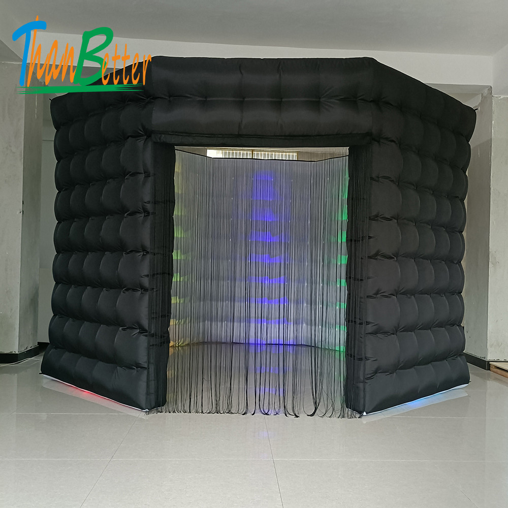 Jual Portable RGB Light LED Octagon Round 360 Inflatable Photo Booth ...
