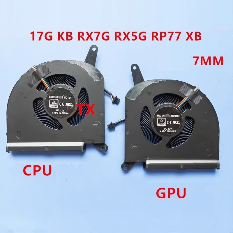 Jual NEW CPU Fan 7mm for Gigabyte Aorus 15P 15G 17P 17G XC XB RX7G RP77 ...