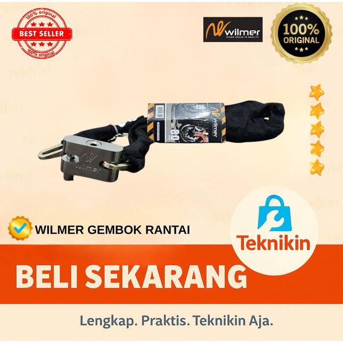 Jual Wilmer Gembok rantai 60cm 80cm untuk pagar rumah mobil box motor ...