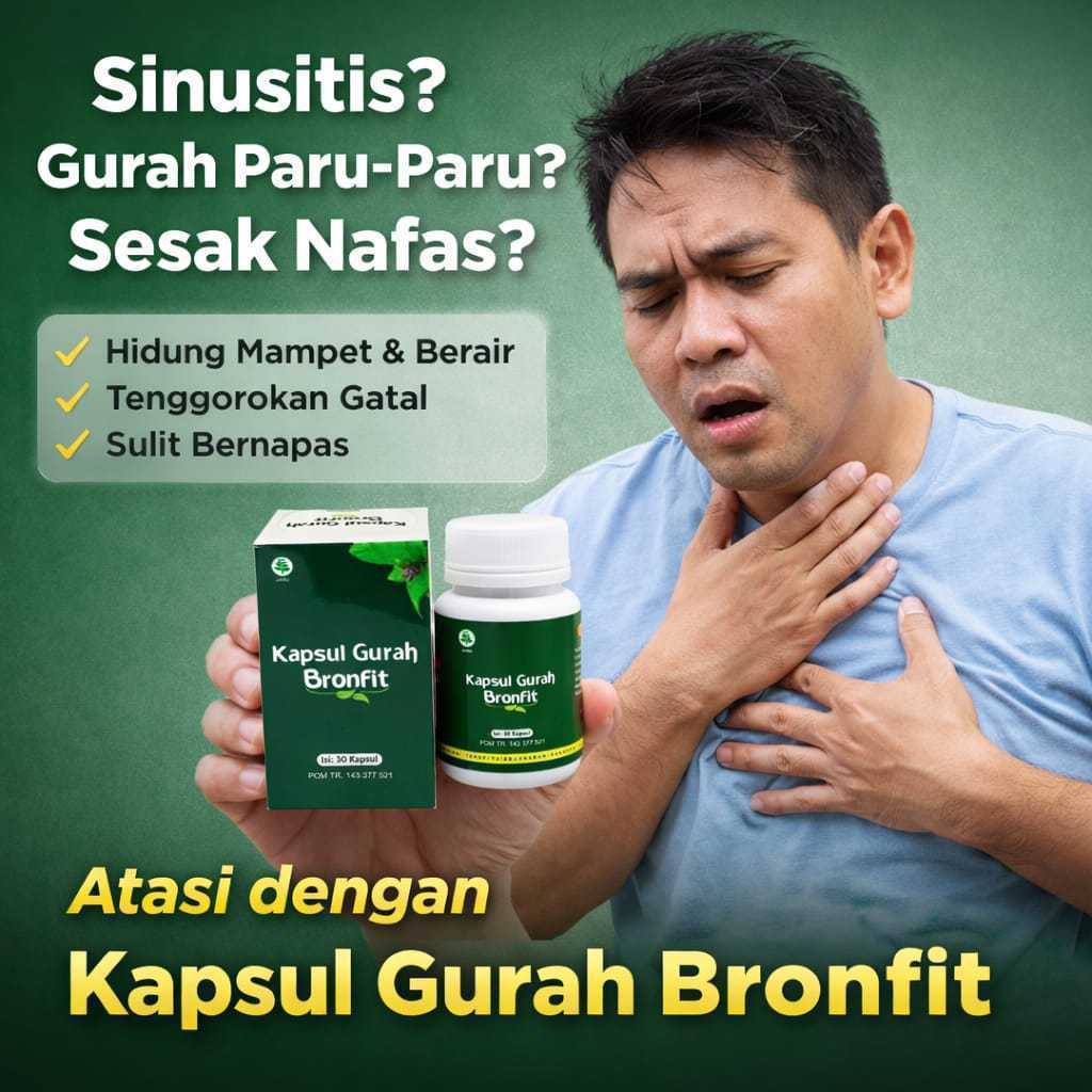 Jual Obat Sinusitis Gurah Paru Paru Sesak Nafas Akibat Gangguan ...