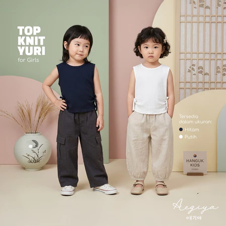 Top Knit Yuri | Atasan Anak Perempuan Korean Fashion