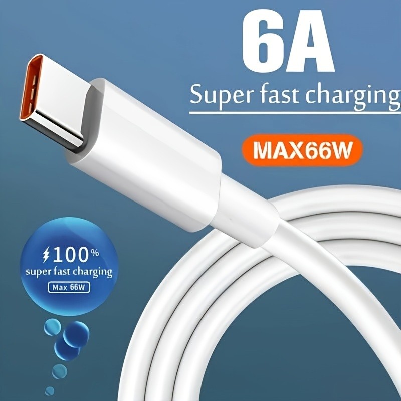Jual Original 6A Usb Type C Cable arger 120w Turbo Tipo Fast arging For ...