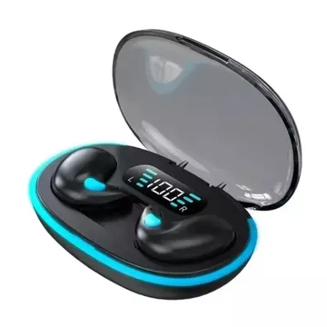 X55 TWS Bluetooth Earphone Invisible Wireless Earbuds LED Display Suara Jernih Desain Unik