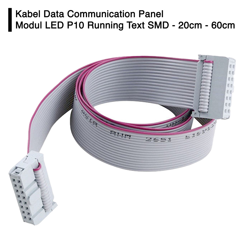 Jual Kabel Data Communication Panel Module Modul LED P10 Running Text ...