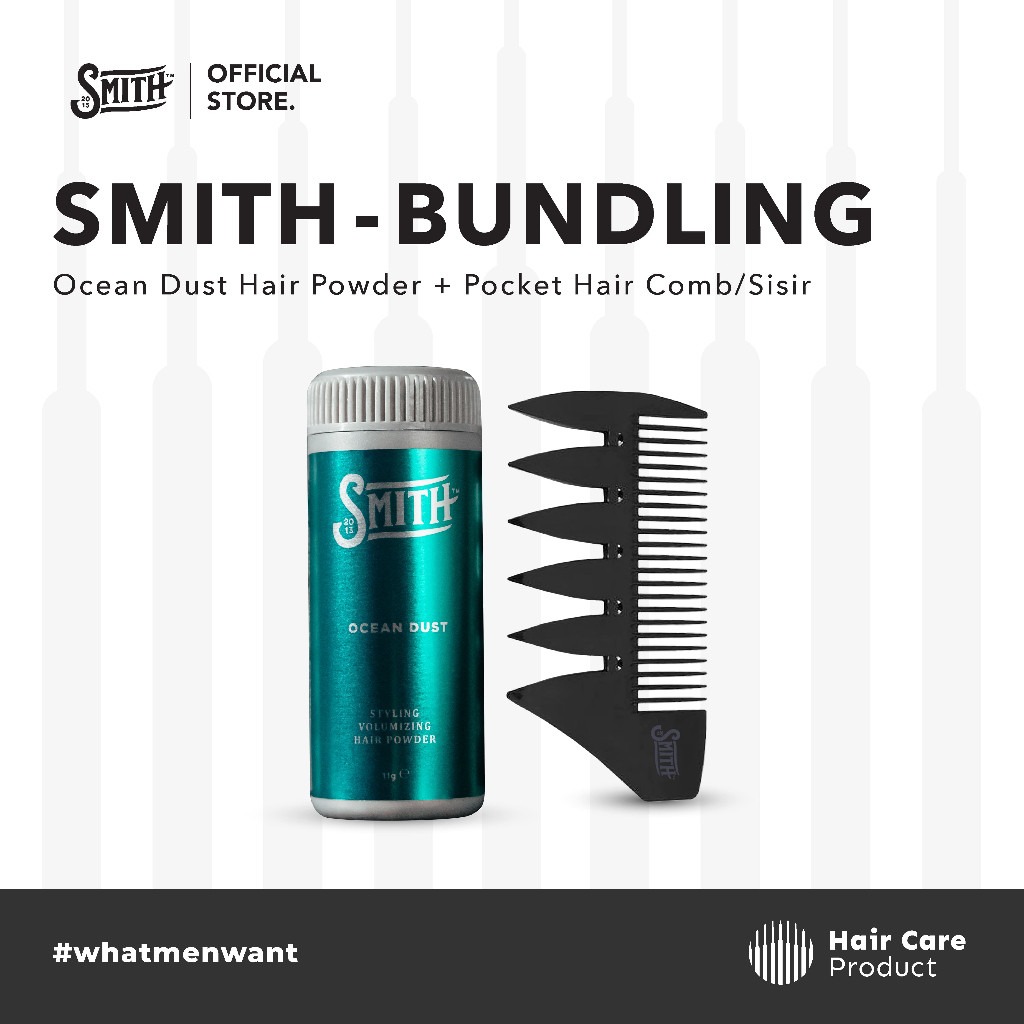 Jual Smith Men Supply - [ BUNDLING ] Ocean Dust Hair Powder + Pocket ...