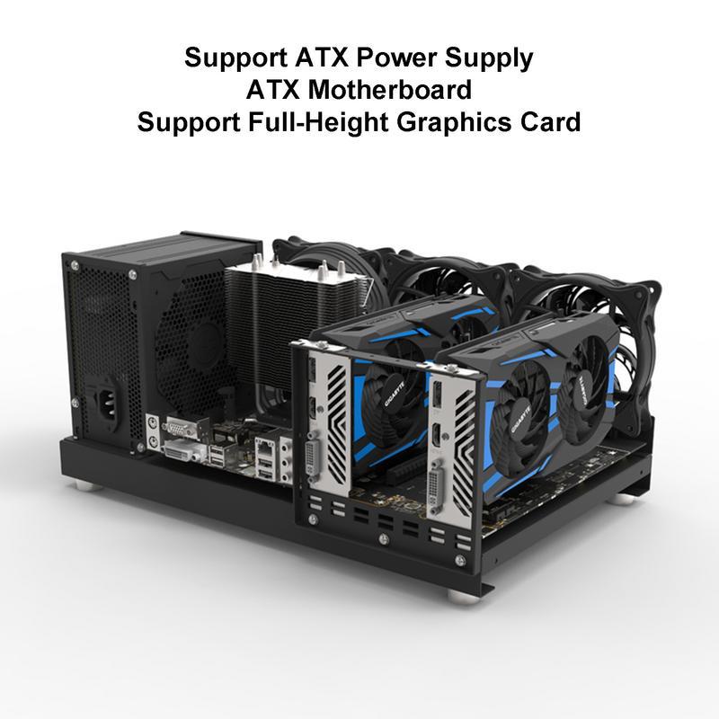 Jual Personalizeds Open PC Case Frame ITX MATX ATX Desktop Computer ...