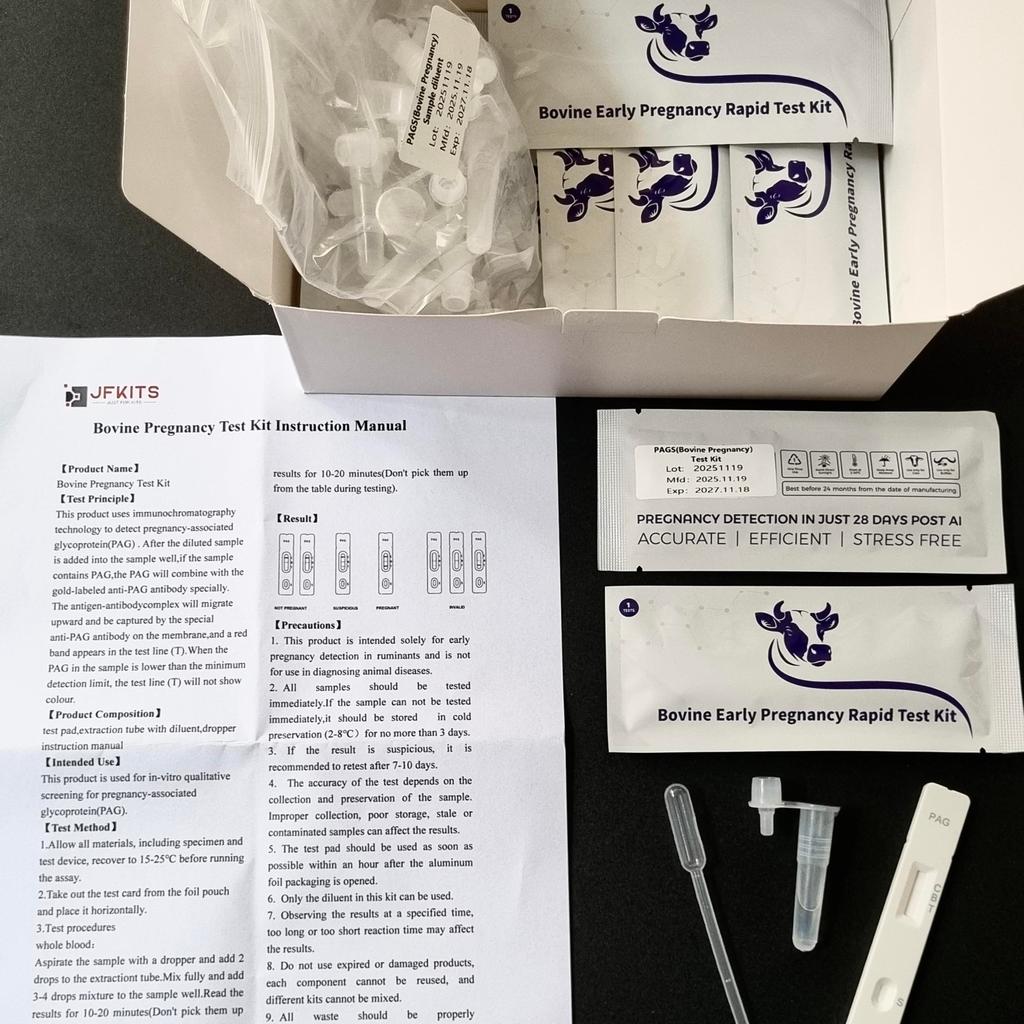 Jual Rapid Test Kehamilan Sapi Lembu Bovine Pregnancy PAGS Alat Tes ...