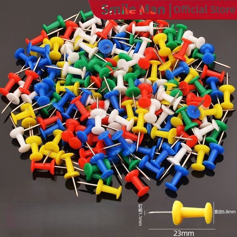 Jual Push Pin Warna Warni 100 Pcs Aksesori Praktis | Shopee Indonesia