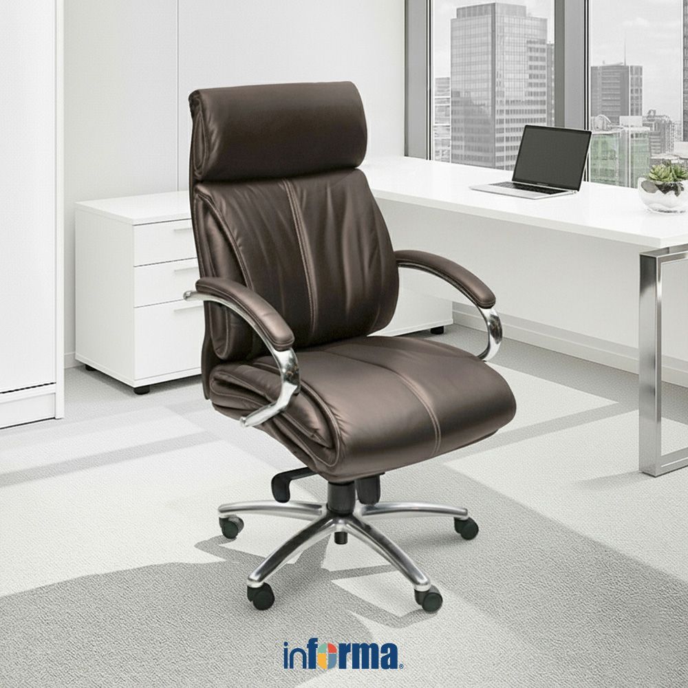 Jual Informa Ulysses Kursi Kantor Sandaran Tinggi - Cokelat Tua Tempat ...