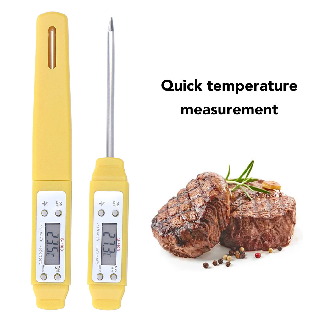 Jual Termometer Makanan Elektronik Tipe Probe, Digunakan di Dapur untuk ...