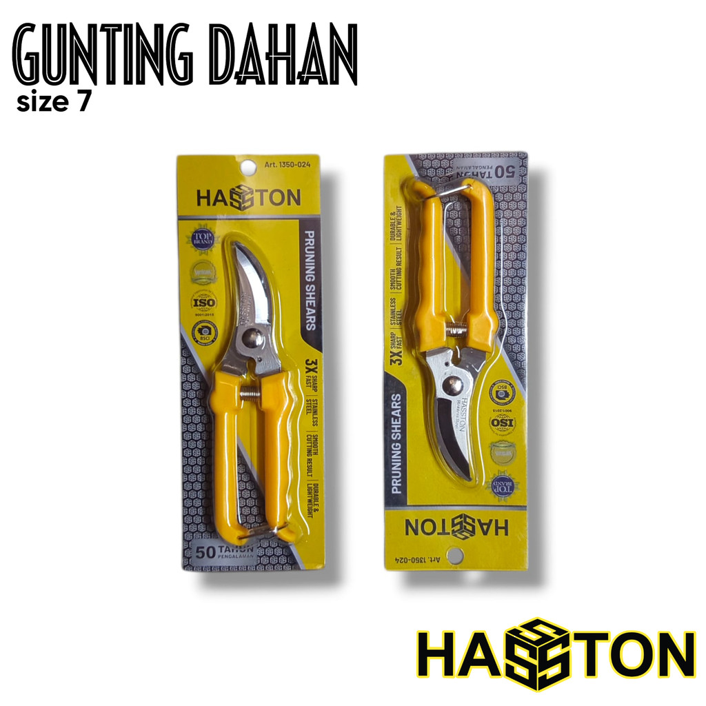 Jual GUNTING PRUNING DAHAN RANTING BATANG TANAMAN MERK HASTON 7 ...