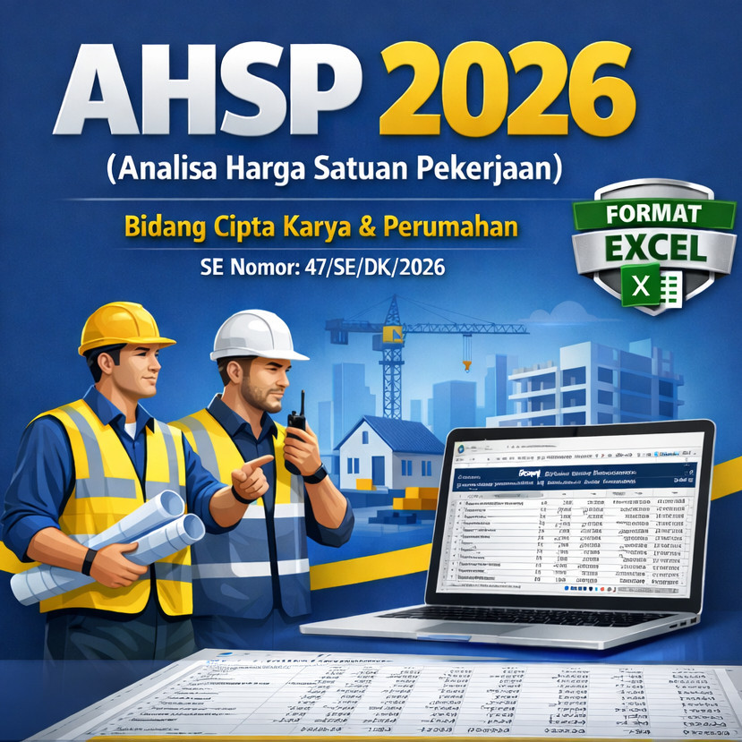 Jual AHSP 2026 Excel Sesuai Nomor: 47/SE/DK/2026 | Analisa Harga Satuan ...