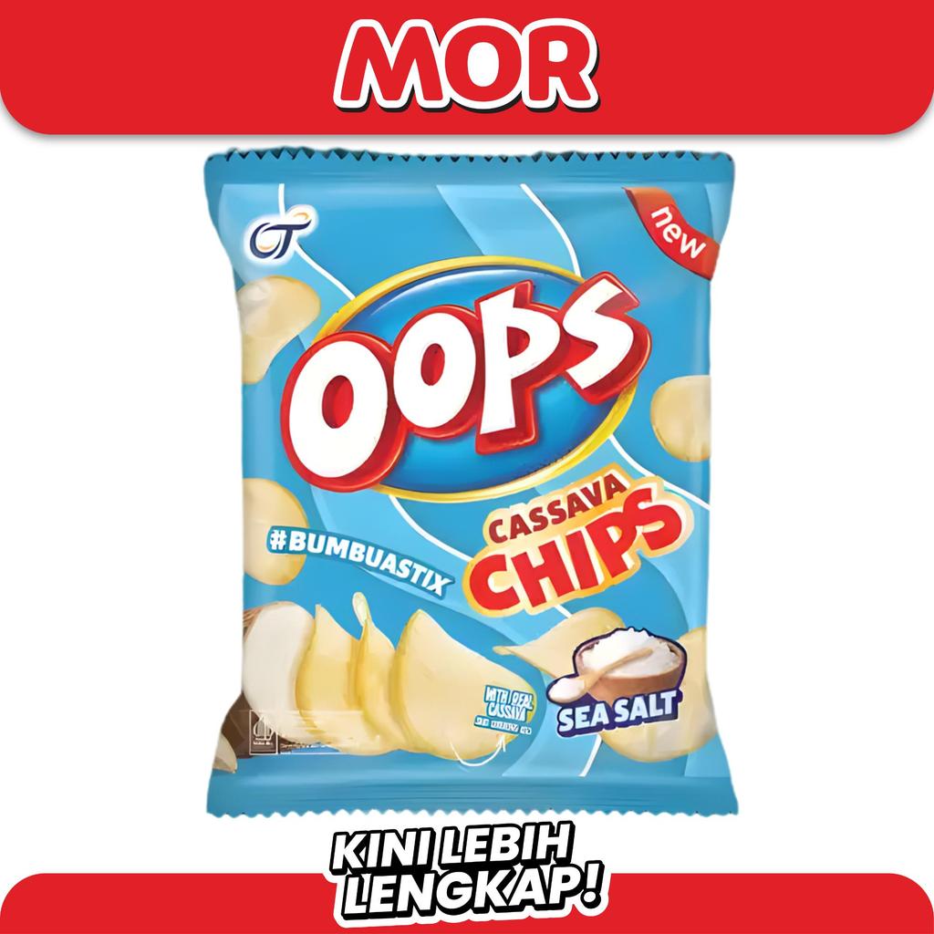 Jual OOPS Cassava Chips Sea Salt 60g - Keripik Singkong Panggang Rasa ...