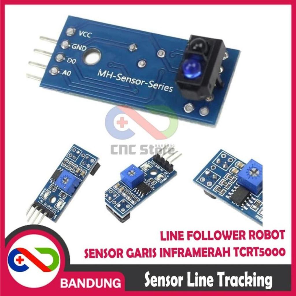 Jual SENSOR LINE TRACKING LINE FOLLOWER ROBOT SENSOR GARIS INFRAMERAH ...