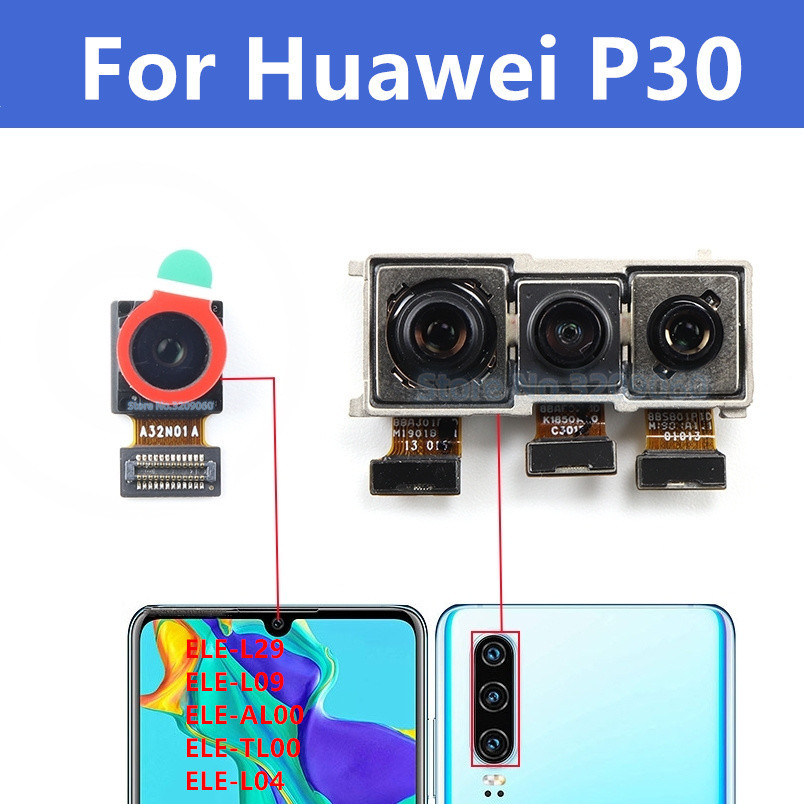 Jual Front And Rear Back Camera For Huawei P30 Main Facing Camera ...