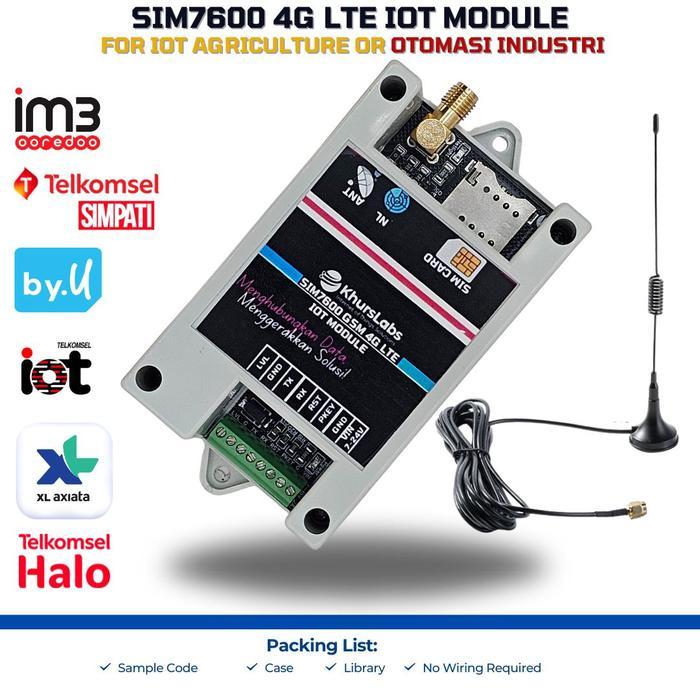 Jual SIM7600 4G LTE IOT MODULE untuk IOT Pertanian atau Otomasi ...