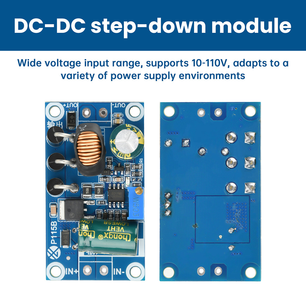 Jual DC-DC Step-Down Module 10-110V to 4.5-47V 5A Adjustable Output Low ...