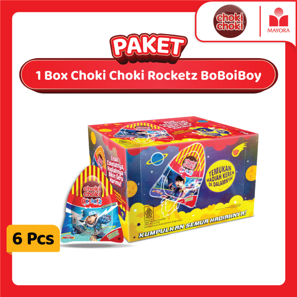 Jual Paket 1 Box Choki Choki Rocketz BoBoiBoy | Shopee Indonesia