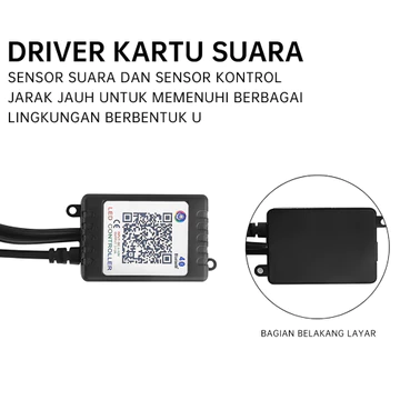 Lampu Kolong Mobil LED RGB Kontrol APP IP67 Tahan Air Musik Sync DIY Warna 12V Mobil Truk SUV
