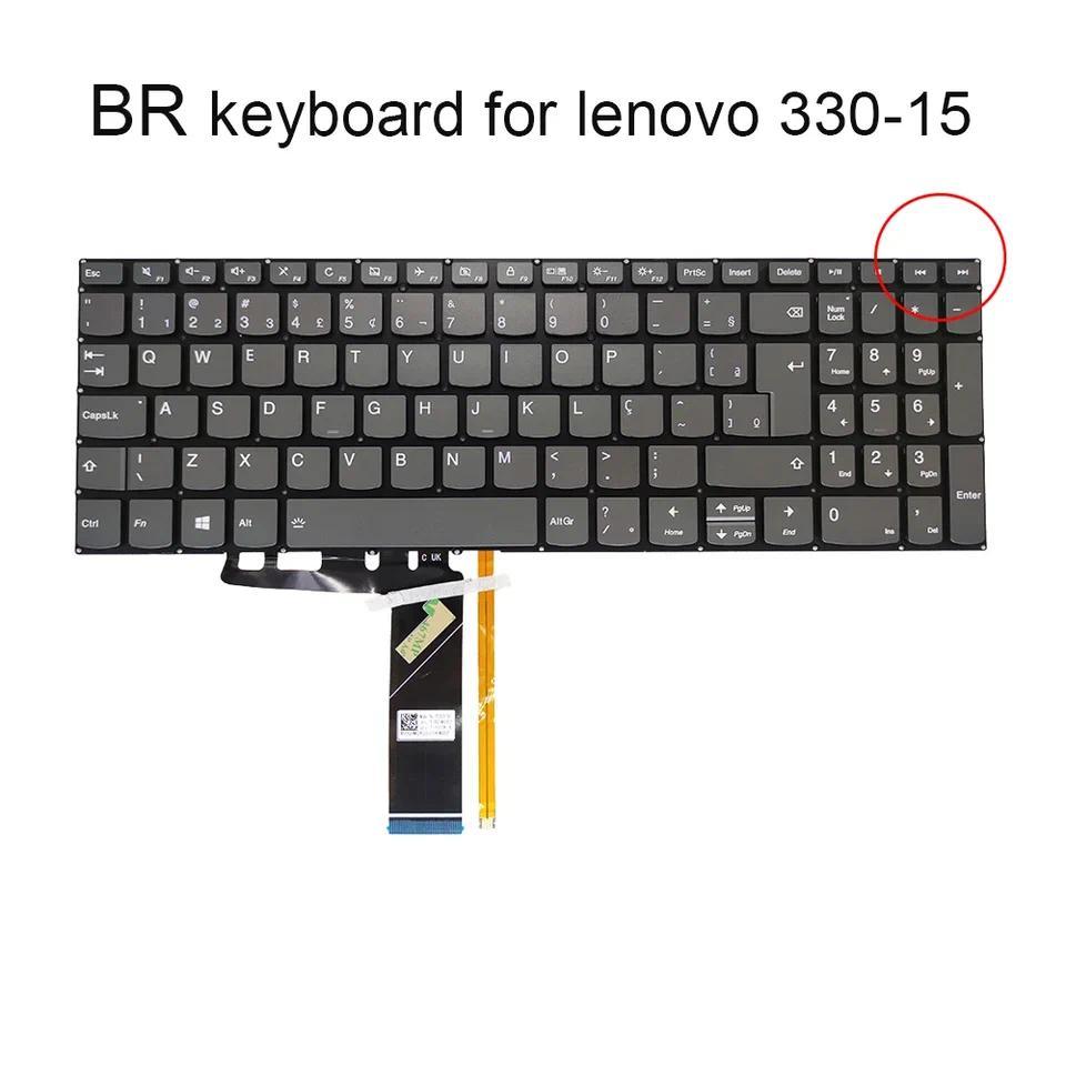Jual PT-BR Brazil Russian Backlit Keyboard For Lenovo Ideapad 330-15IKB ...