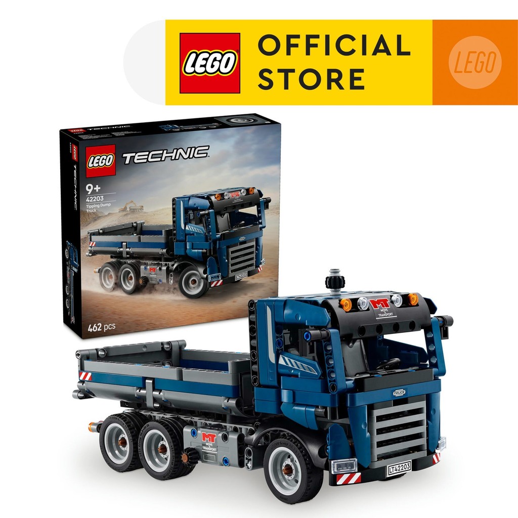 Jual LEGO Technic 42203 Tipping Dump Truck (462 Pieces), Building Block ...