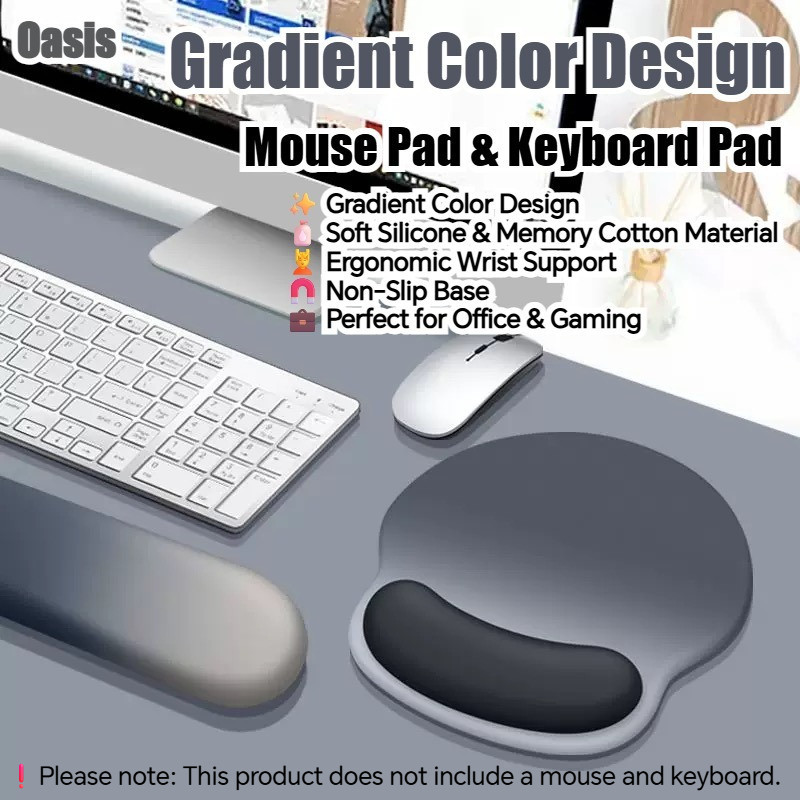 Jual Alas Mouse dan Keyboard Silikon Ergonomis dengan Penyangga ...