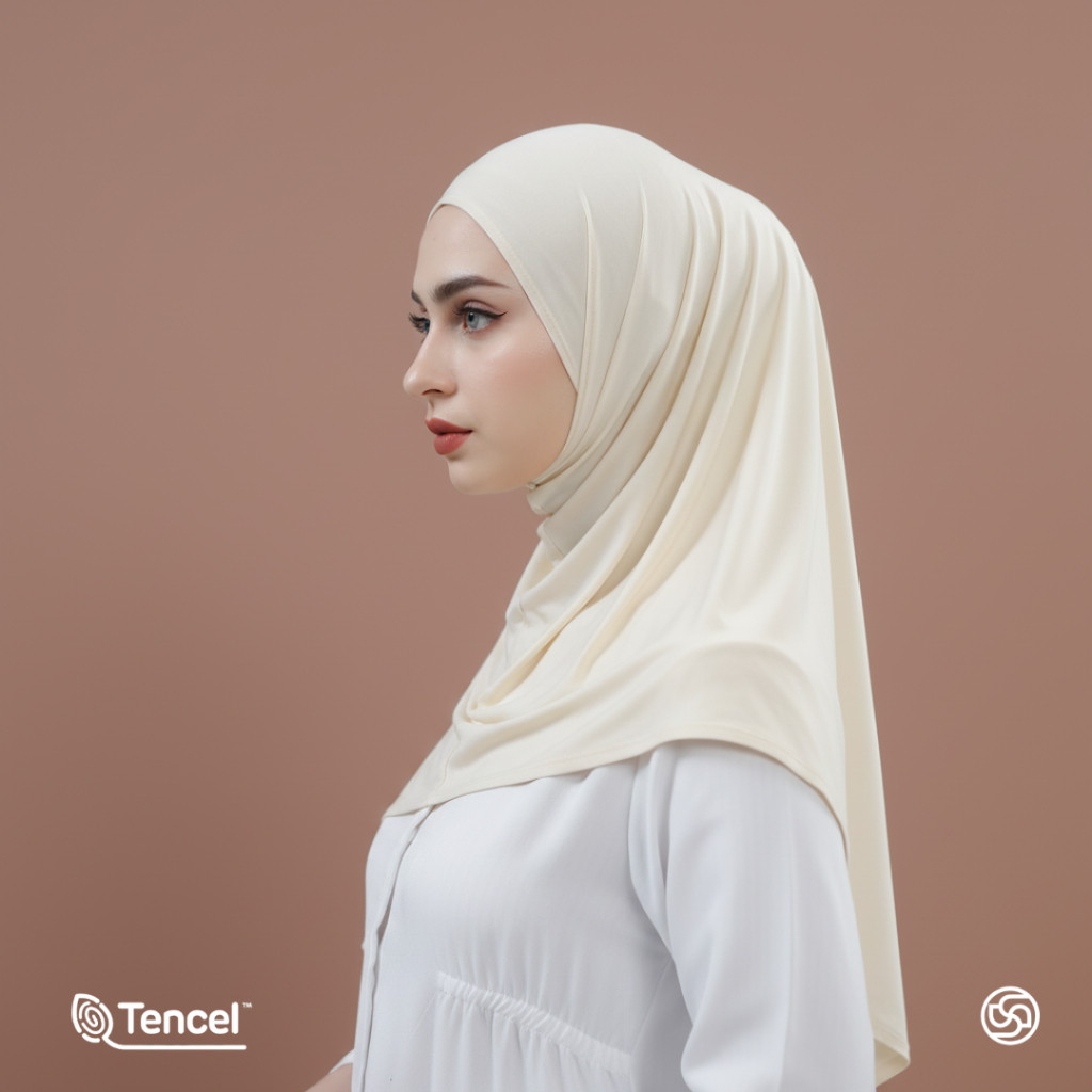 Samora Signature Hijab Instan Jilbab Segitiga Instan Serena TENCEL Series Antibacterial Breathable