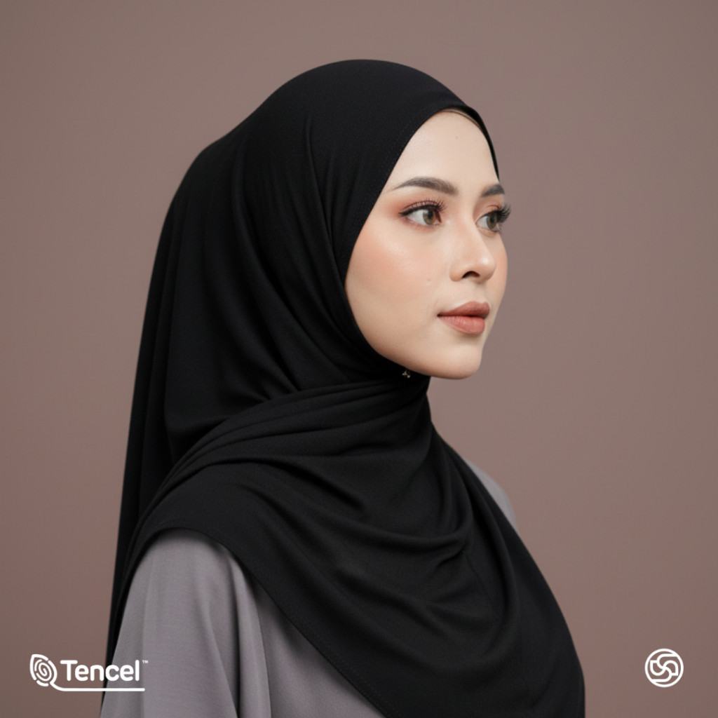Samora Signature Hijab Instan Jilbab Segitiga Instan Serena TENCEL Series Antibacterial Breathable