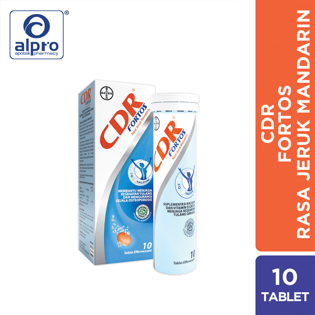 Jual Cdr Fortos Vitamin Tulang 10S | Shopee Indonesia