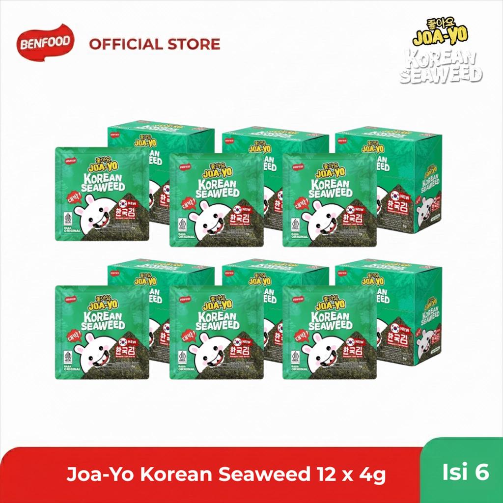 Jual [Paket Hemat Isi 6] JOA-YO Korean Seaweed Rumput Laut | Shopee ...